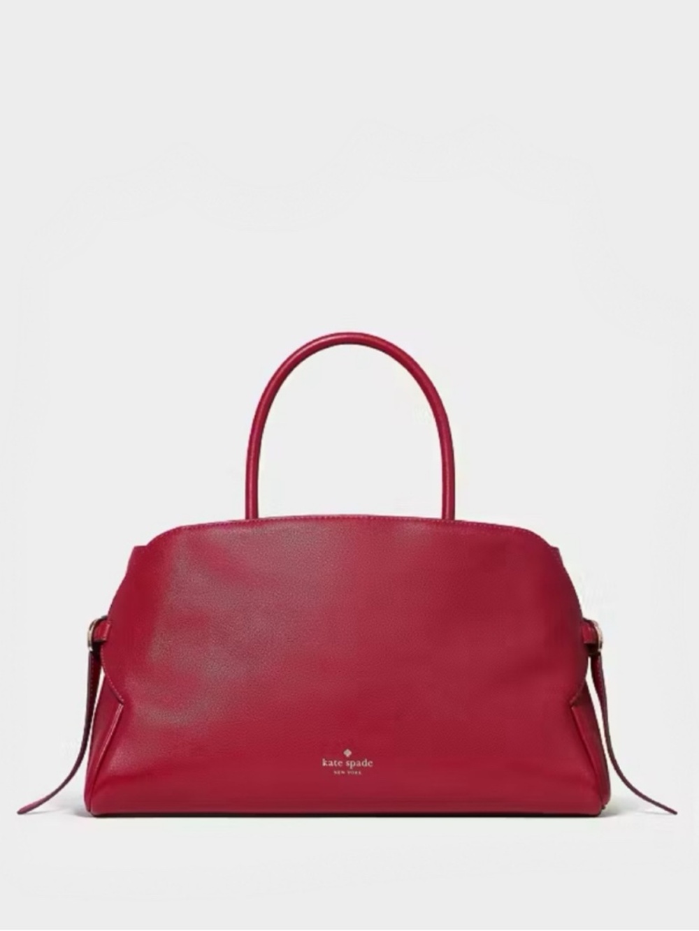 Kate Spade Harper Satchel Bag Red Jam